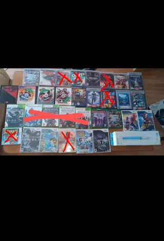 Lote Videojuegos PSP, PS2, PS3, PS4, Xbox, Wii