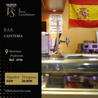  0730 - BAR CAFETERÍA EN RASCANYA