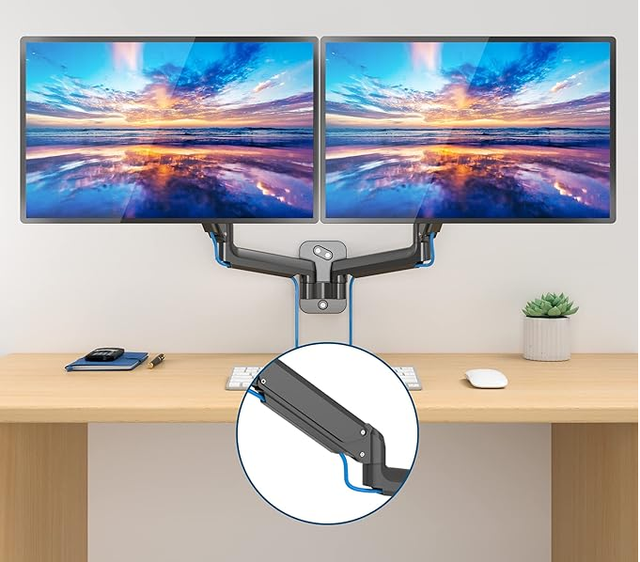 Soporte doble BONTEC para pantallas