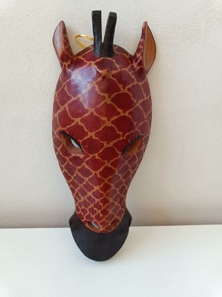 Maschera Giraffa in Legno