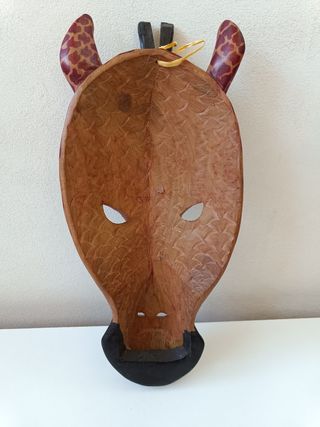 Maschera Giraffa in Legno