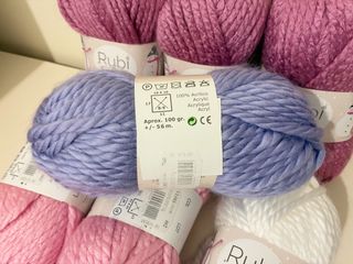 Lote 9 madejas lana Rubi Super Sport