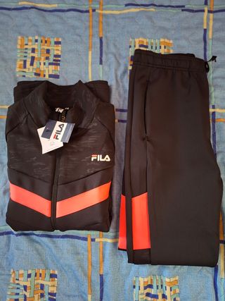 Chándal Fila S - Negro/Rosa