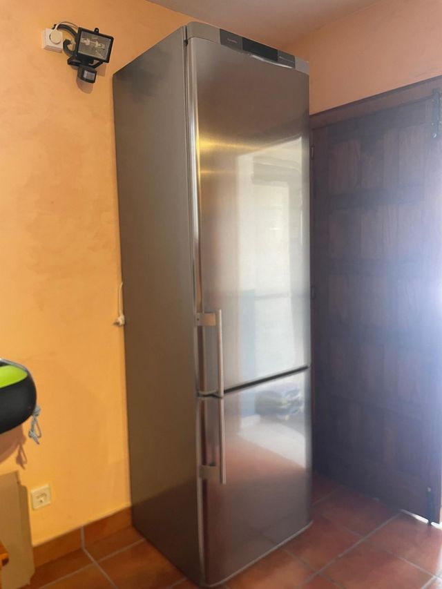 Frigorífico combi acero inoxidable