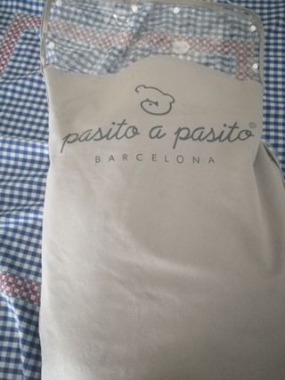 Saco silla bebé - gris/azul