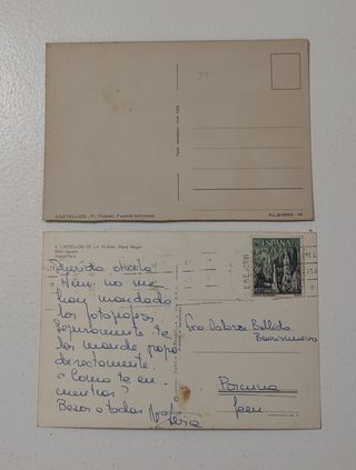 4 Postales antiguas de Castellón, años 70-80