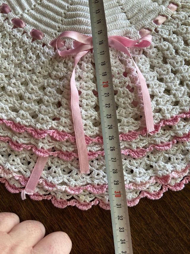 4 abanicos ganchillo vintage