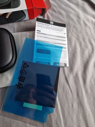 Switch 2 funda oficial + protector de pantalla