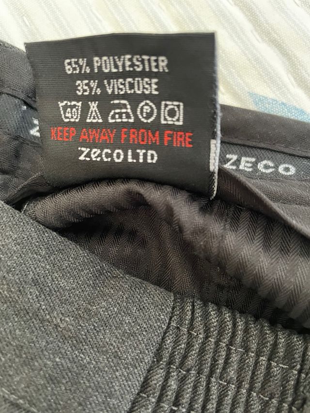 Bermudas escolares grises Zeco T11-12