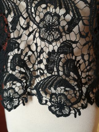 Top negro Elegance bordado