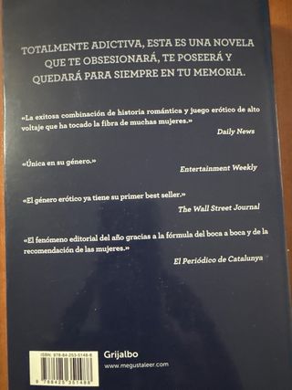 PACK 4 LIBROS Trilogía Cincuenta sombras de Grey