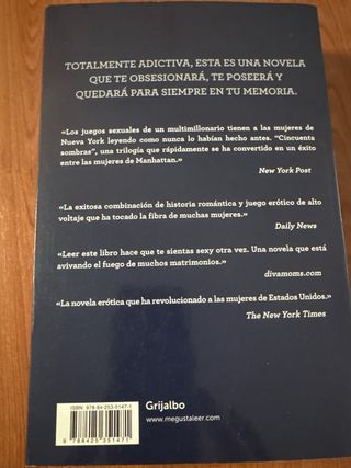 PACK 4 LIBROS Trilogía Cincuenta sombras de Grey