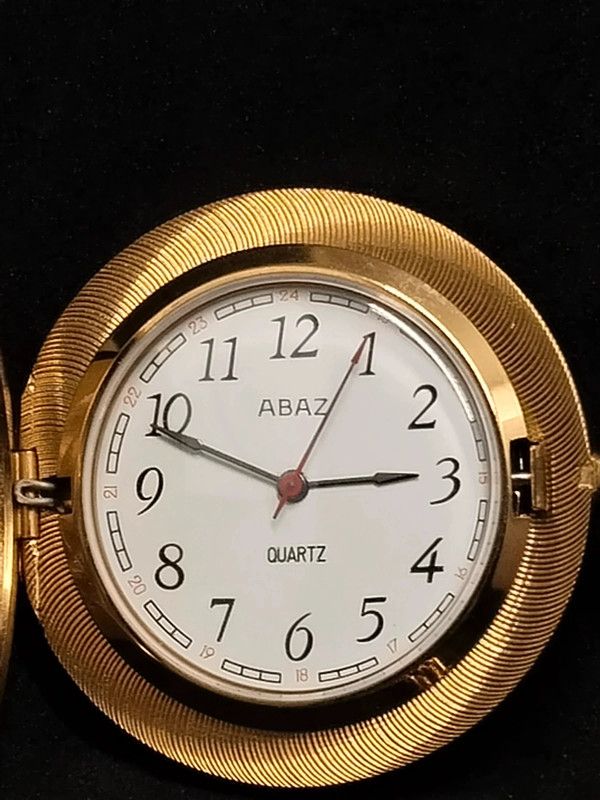 Reloj Bolsillo ABAZ Cuarzo Dorado