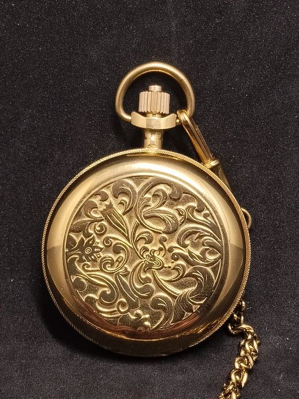 Reloj Bolsillo ABAZ Cuarzo Dorado