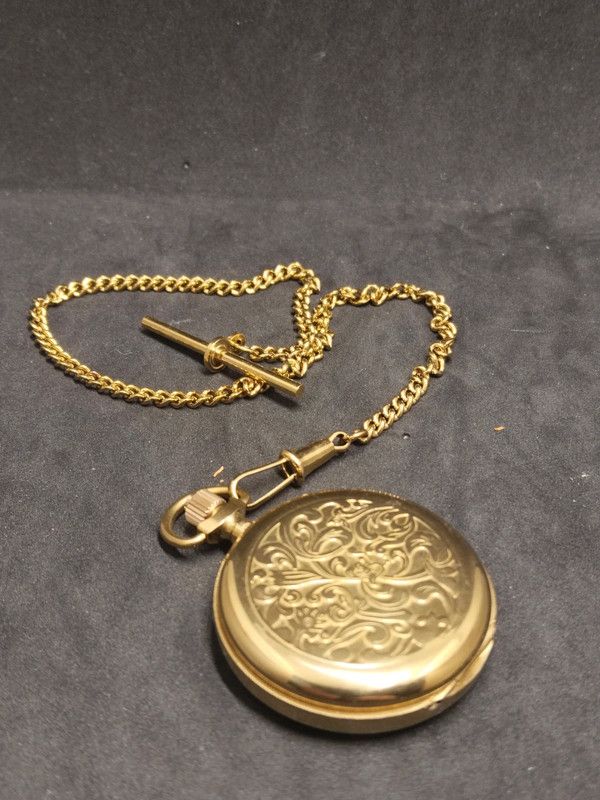 Reloj Bolsillo ABAZ Cuarzo Dorado