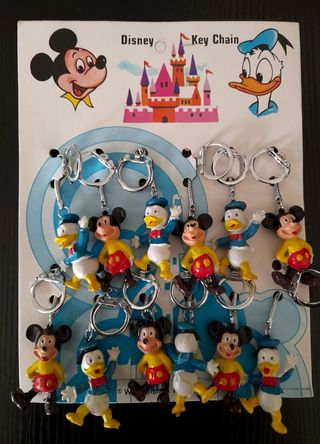 Llaveros Mickey y Donald Disney