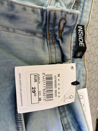 Vaqueros INSIDE - Talla 38