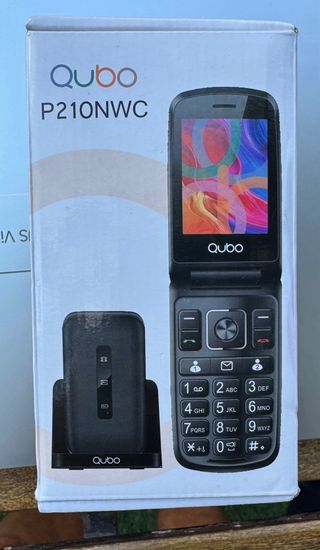 Móvil Qubo P210NWC - Teléfono móvil negro
