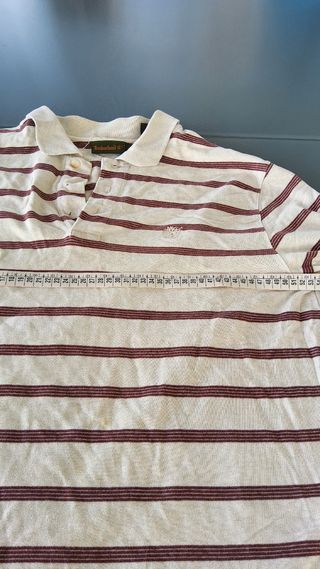 Polo Timberland a righe, cotone pesante
