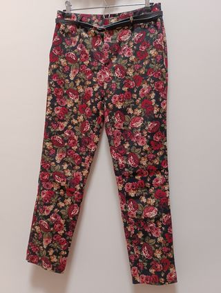 Pantalones chinos Stradivarius - Flores