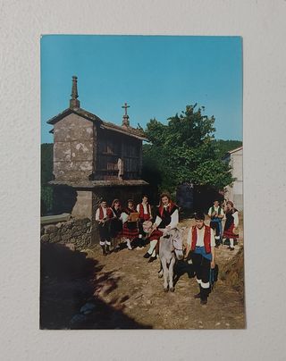 4 Postales antiguas Galicia años 60