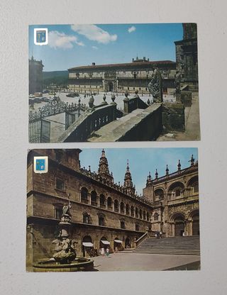 4 Postales antiguas Galicia años 60