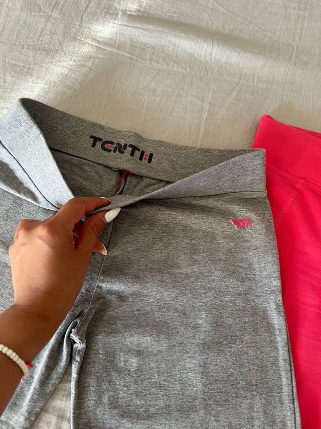 2 Leggings Tenth - Rosa y Gris