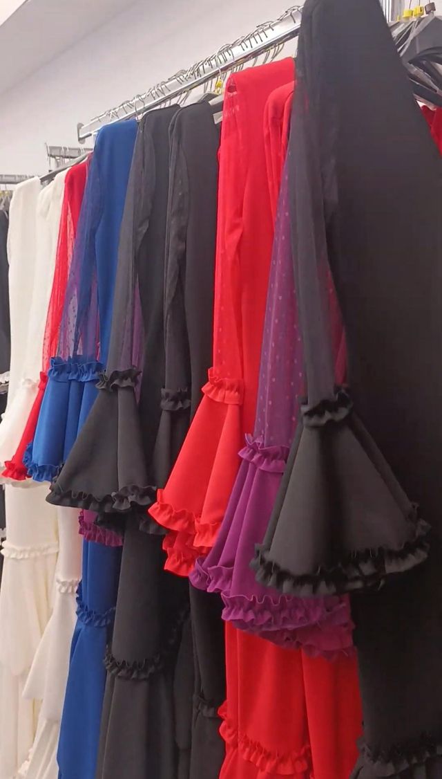 Traje Flamenca Mangas Plumetí M-L