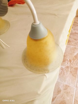 Lampara techo 3 luces vintage