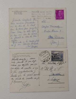 13 Postales antiguas Galicia años 70