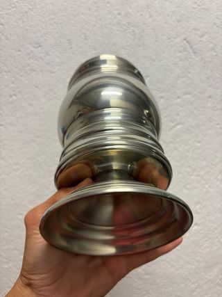 Zuccheriera metallo argentato