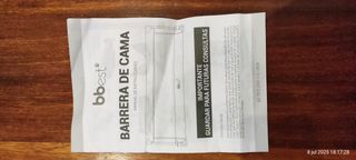 Barrera cama Bbest - Seguridad bebé