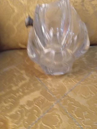 Hielera de cristal vintage.