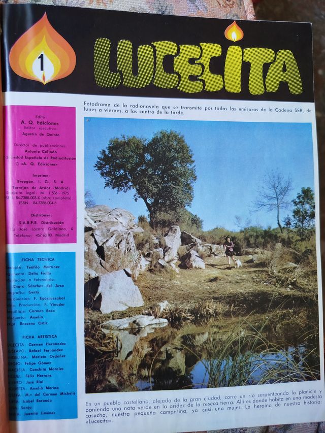 Fotodrama de la radionovela Lucecita