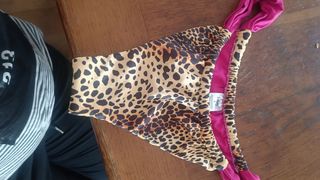 Costume leopardato solo mutandina