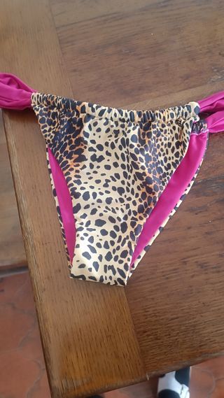 Costume leopardato solo mutandina