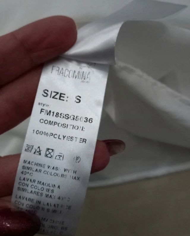 Abito elegante con pizzo bimba Fracomina 7-8 anni