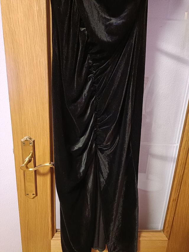 Vestido terciopelo negro