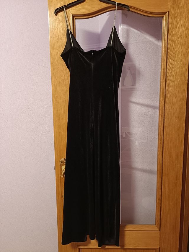 Vestido terciopelo negro