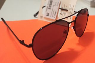 Occhiali Aviator neri