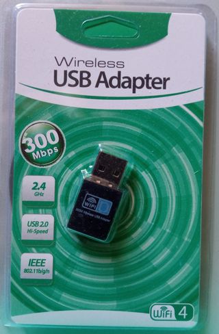 Adaptador USB WiFi 300Mbps