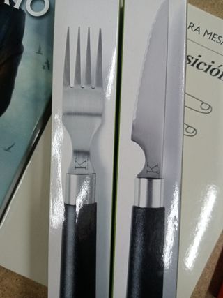 8 unidades
Cuchillo y tenedor K |