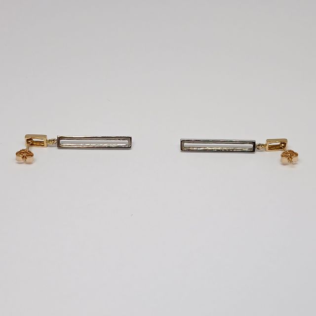 Pendientes Dos Oros Colgantes Largos