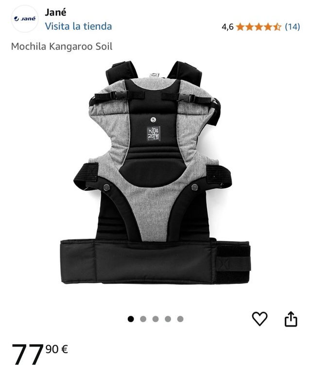 Mochila Portabebés Jané Kangaroo Soil