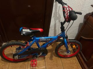 Bicicleta Spiderman niño 16" 