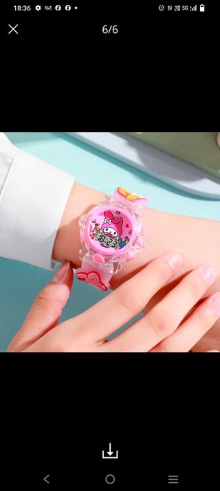 Reloj My Melody infantil rosa