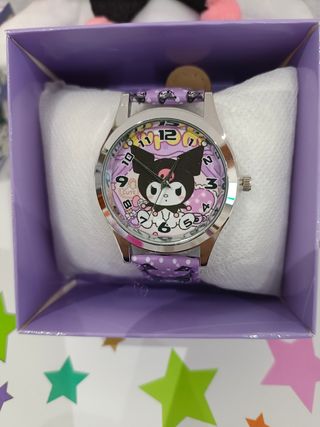 Reloj Kuromi morado