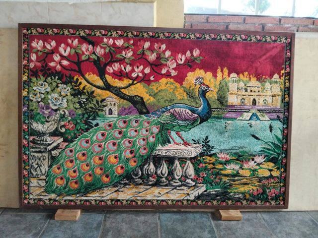 Tapiz Pavo Real Vintage