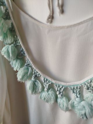 Blusa  3XL con borlas