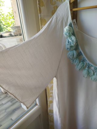 Blusa  3XL con borlas